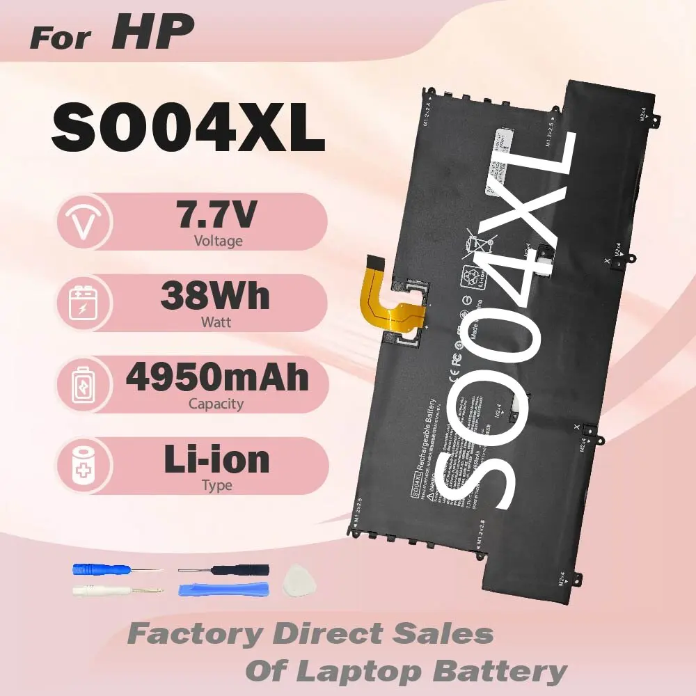 Фото Аккумулятор для ноутбука SO04XL для HP Spectre TPN-C127 13-V016TU V015TU V014TU V000 V030NG V020TU V123T 844199-855 HSTNN-IB7J №1