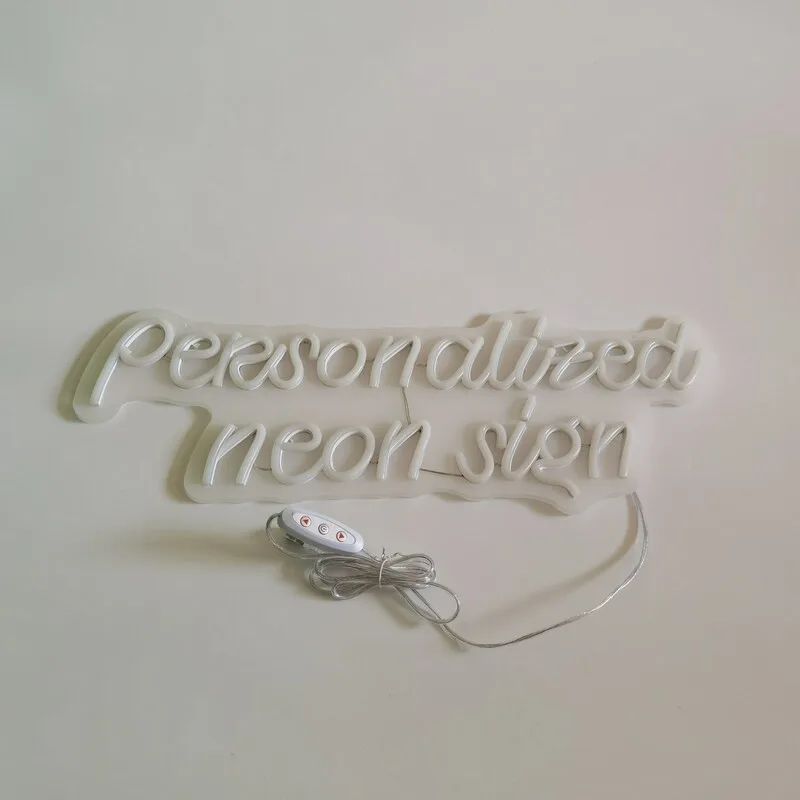 Неоновая вывеска на заказ для свадебного торжества индивидуальная неоновая дня