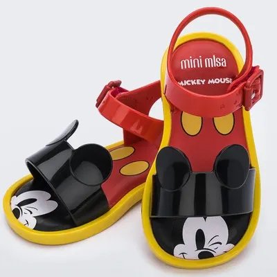 Новинка 2021 детская обувь Mini Melissa сандалии-желе с Микки Маусом и Минни Симпатичные