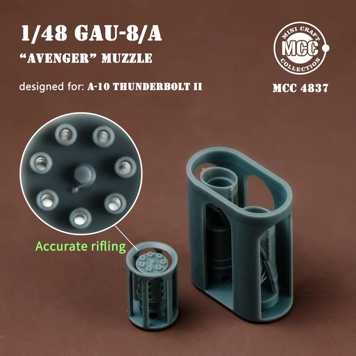 Фото MCC 4837 1/48 GAU-8 Намордник для A-10 — набор деталей обновления №4