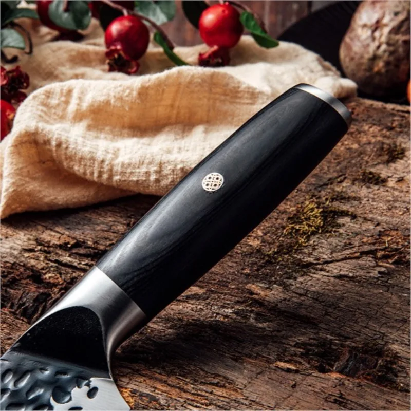 Традиционный кованый кухонный нож ручной работы молоток из нержавеющей стали