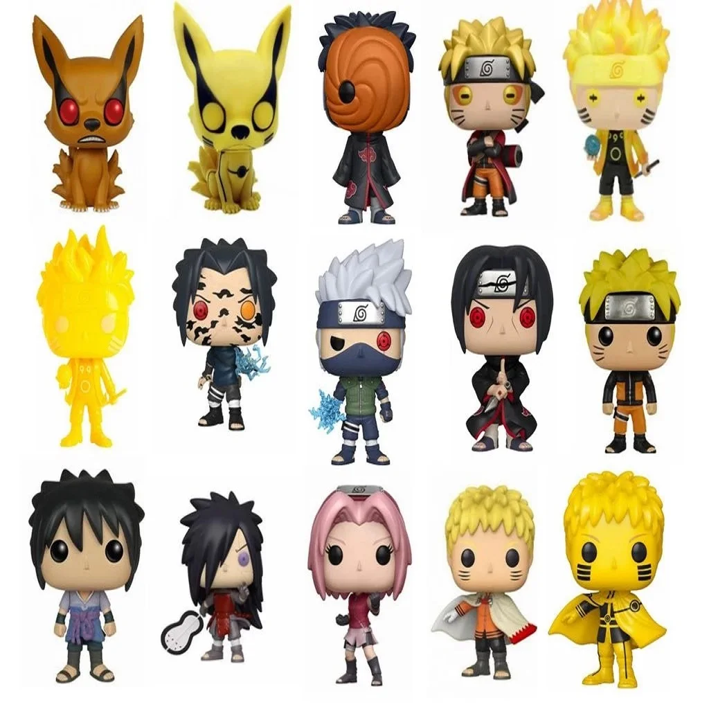 Funko Narutos TOBI 184 # KAKASHI 182 #548 шесть дорожек 186 #10 см Рождественский подарок модель