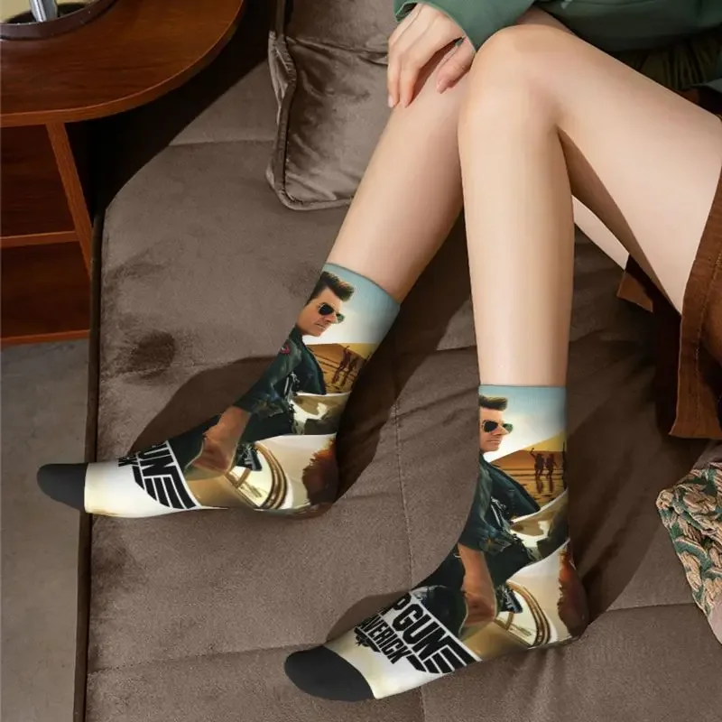 Горячая пленка Maverick Топ пистолет платье носки для мужчин женщин теплые забавные