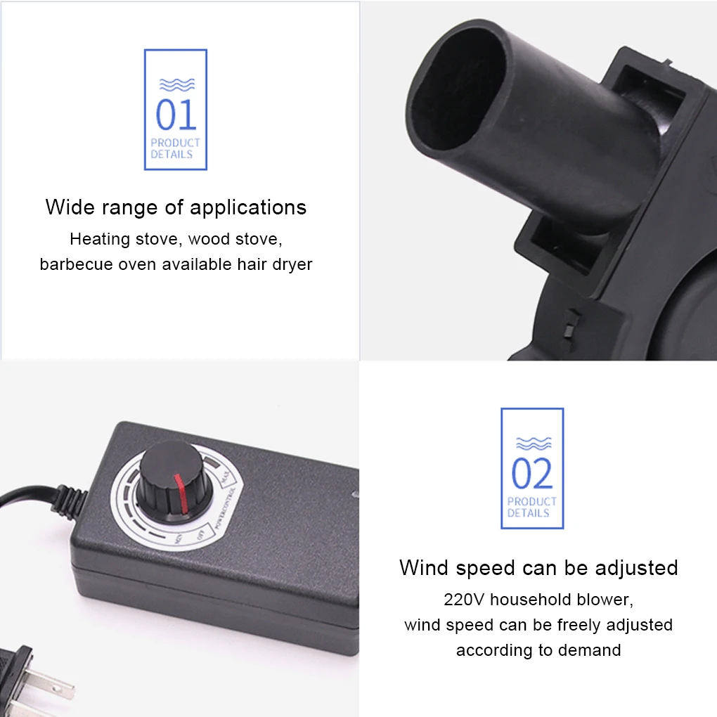 Американская вилка вентилятор для барбекю 9733 воздуходувка с питанием от