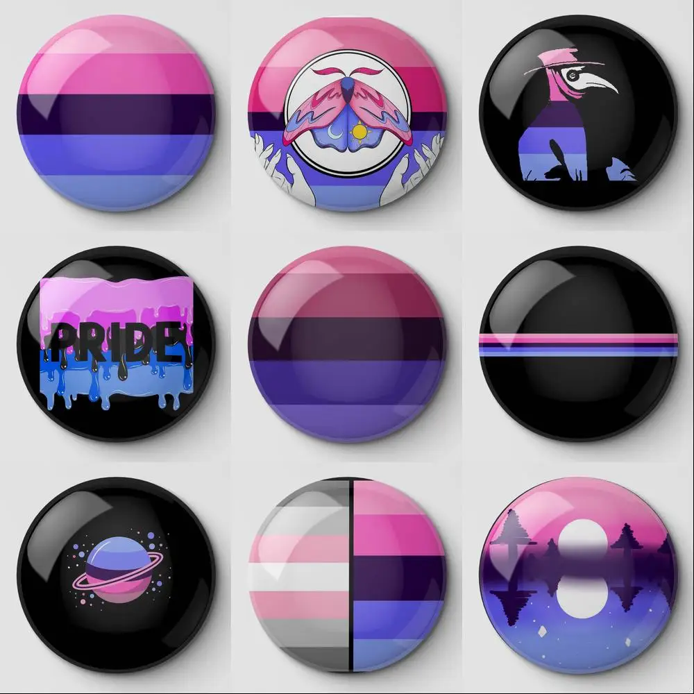 Omnisexual флаг Omni Pride кошки мягкие булавки настраиваемый подарок металлический