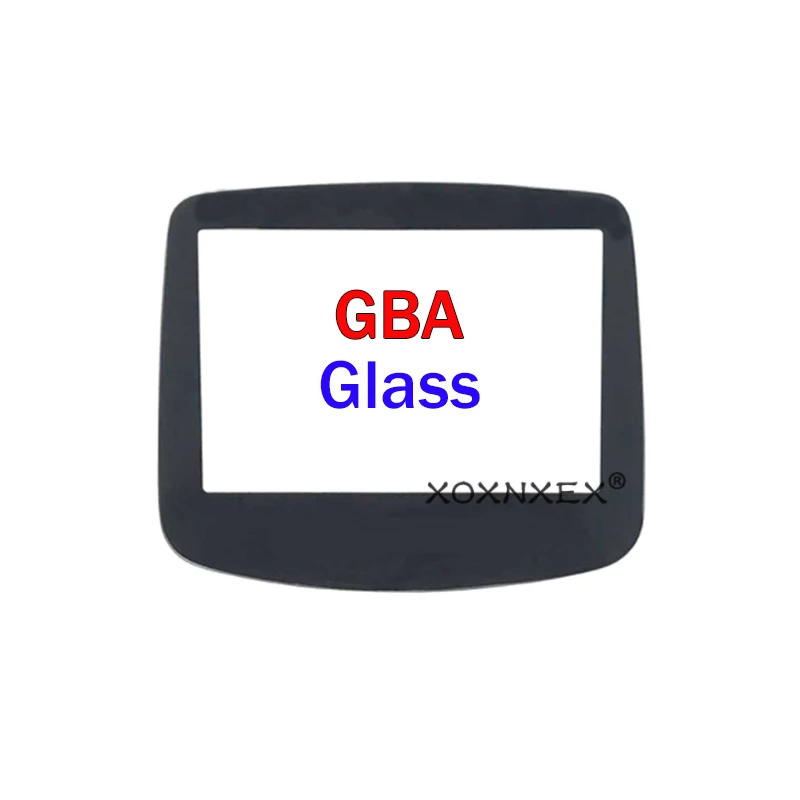 XOXNXEX 1pcs Glass Lens for GB/GBA/GBC/GBA SP Screen Gameboy Color Protector W/ Adhensiveparts