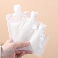 3050100ml reusable squeeze container leakproof refillable pouches shampoo liquid cosmetic storage travel size pouch