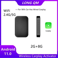 android 11 wireless apple carplay multimedia wireless carplay dongle for mercedes audi mazda camry suzuki nissan kia toyota