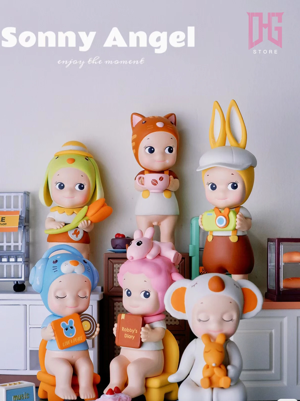

Sonny Angel Enjoy The Moment Series Guess Bag Blind Box Surprise Box Toys Doll Car Kawaii Guess Handbag Blind Bags Anime Figure