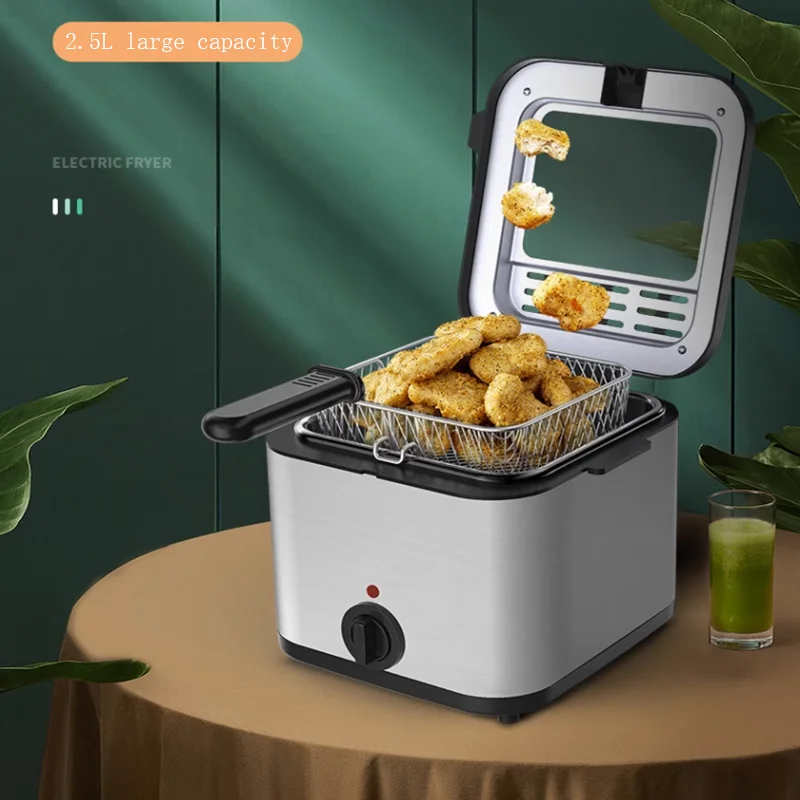 Электрическая фритюрница 110 В/220 В 1000 Вт бездымная картофель фри куриная