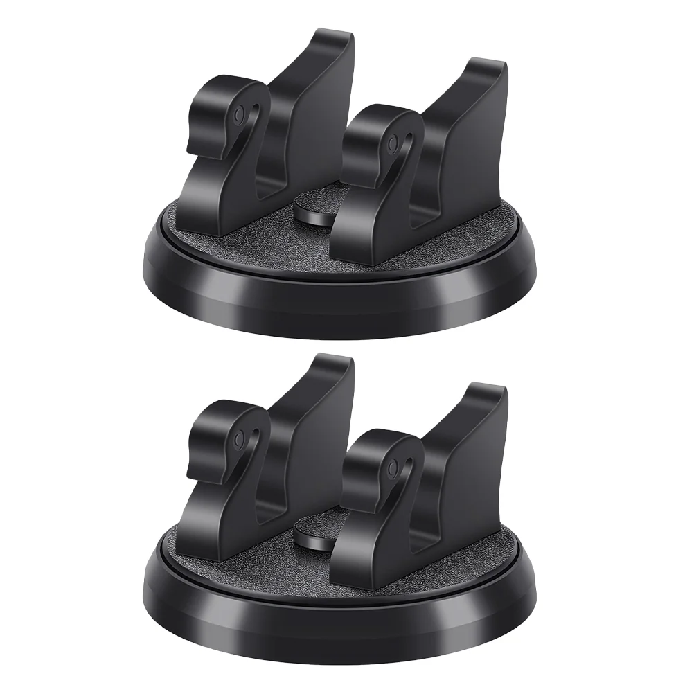 

2Pcs Car Phone Holder Rotating Car Phone Bracket Car Phone Support (Black)