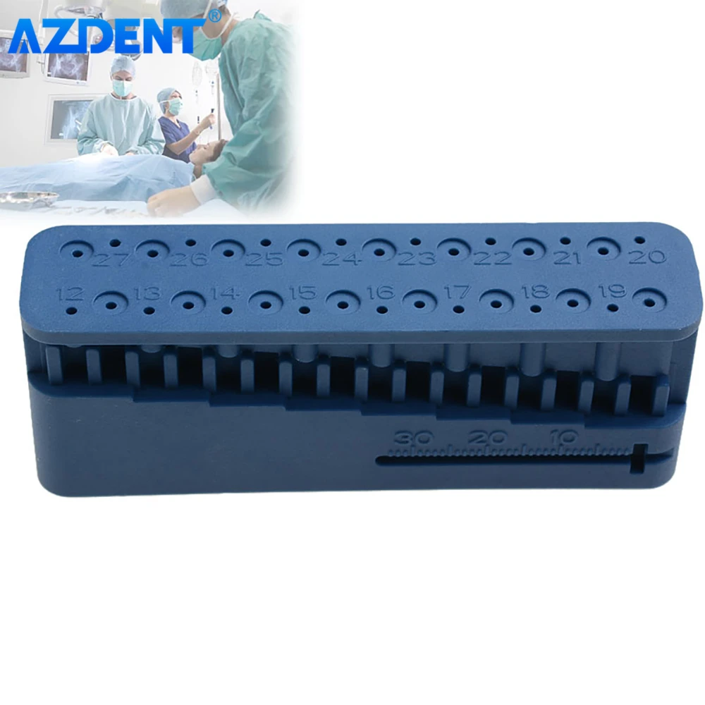 Стоматологическая эндодонтическая линейка AZDENT фотофайлы инструменты для