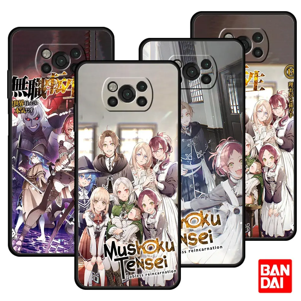 

Mushoku Tensei Jobless Reincarnation Case for Xiaomi Mi Poco X3 NFC F3 Redmi Note 9s 9 9A 9C 8 10 11 9T 8T 10T K40 Pro Cover Tpu