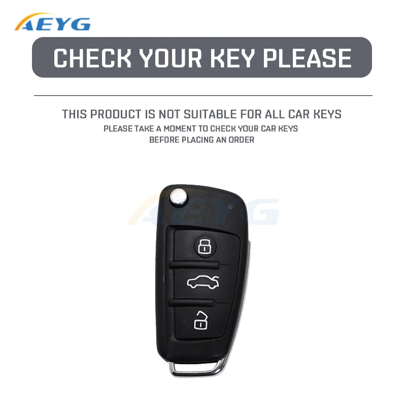 Чехол для автомобильного ключа из ТПУ Audi A3 A4 B6 B7 B8 A6 C5 C6 RS3 S1 S3 Q3 Q5 Q7 TT