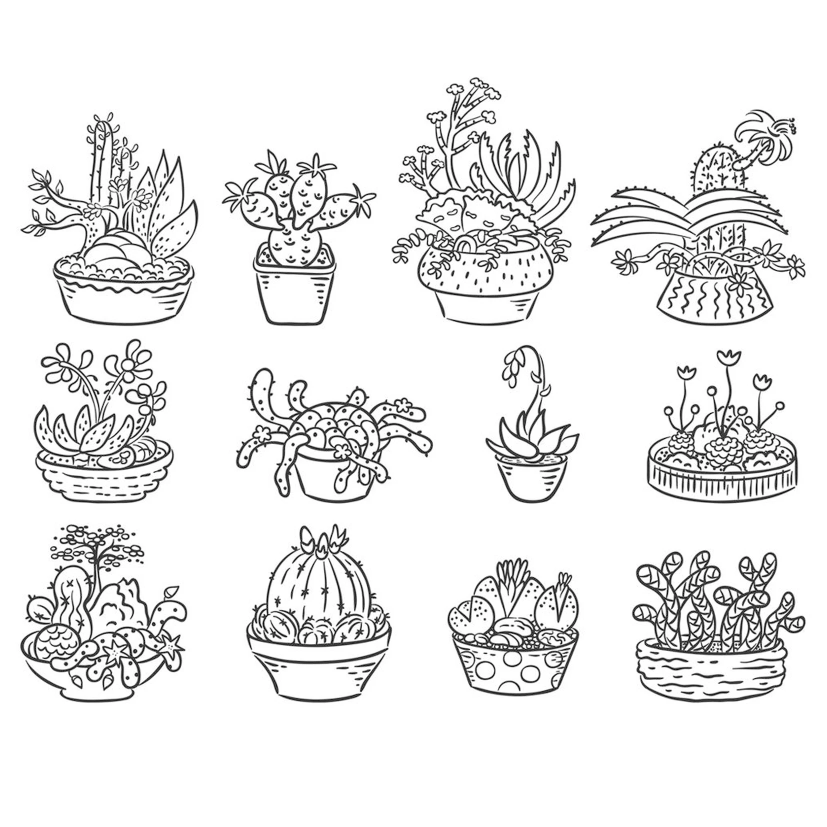 

DABOXIBO Cactus Clear Stamps Mold For DIY Scrapbooking Cards Making Decorate Crafts 2020 NEW Arrival