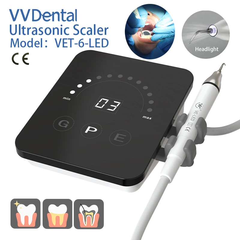 VVDental New VET-6-светодиодный стоматологический ультразвуковой скалер с светодиодный