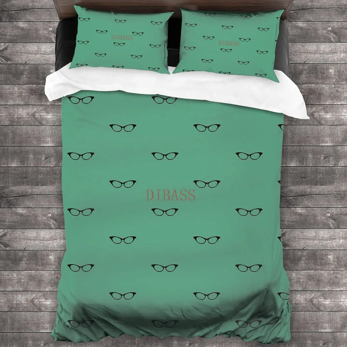 

Nerdy Girl Specs Soft Microfiber Comforter Set with 2 Pillowcase, Quilt Cover With Zipper Closure King Size Comforter Cover