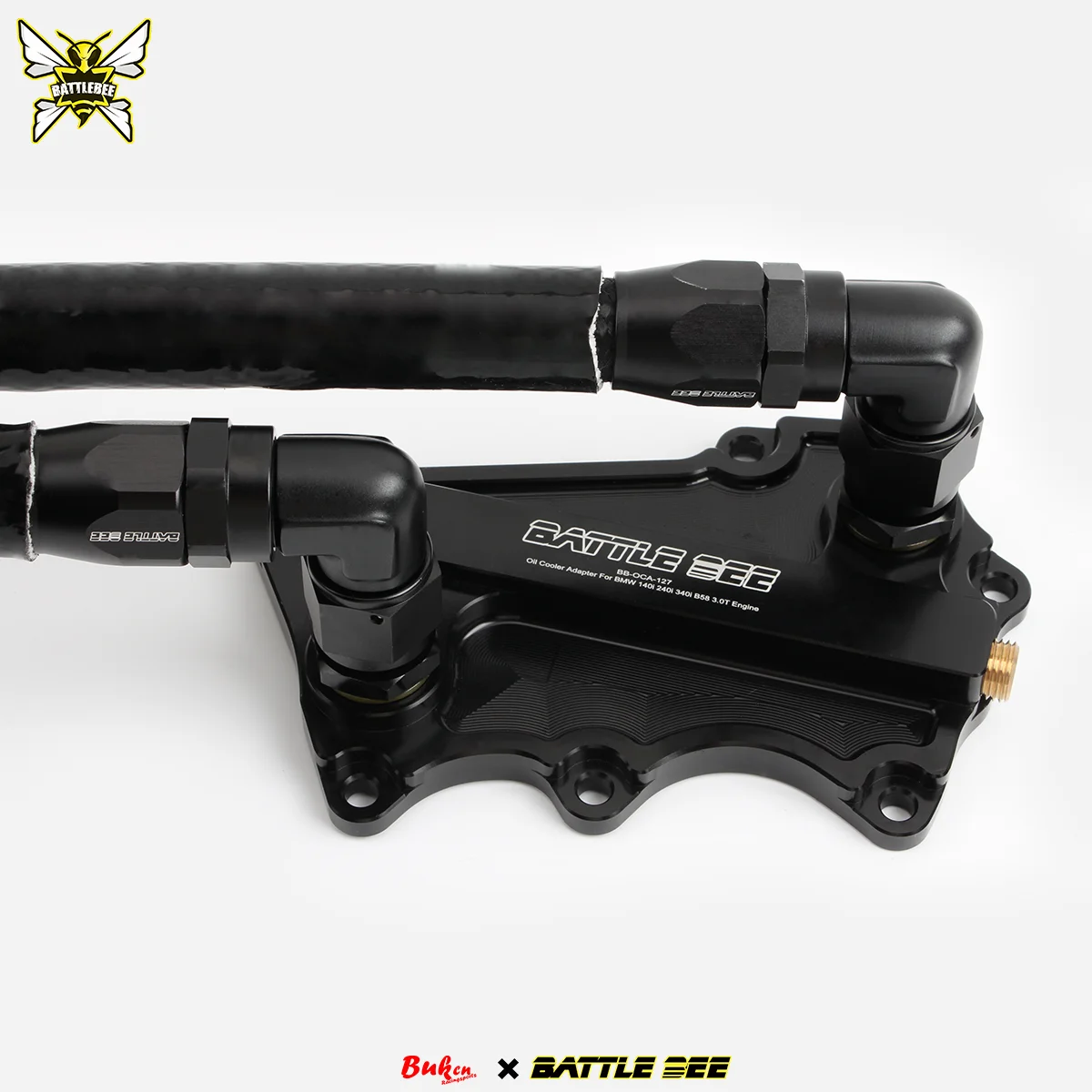 Комплект масляного радиатора двигателя Battle Bee для BMW B58B30 140i 240i 340i Z4 масляный