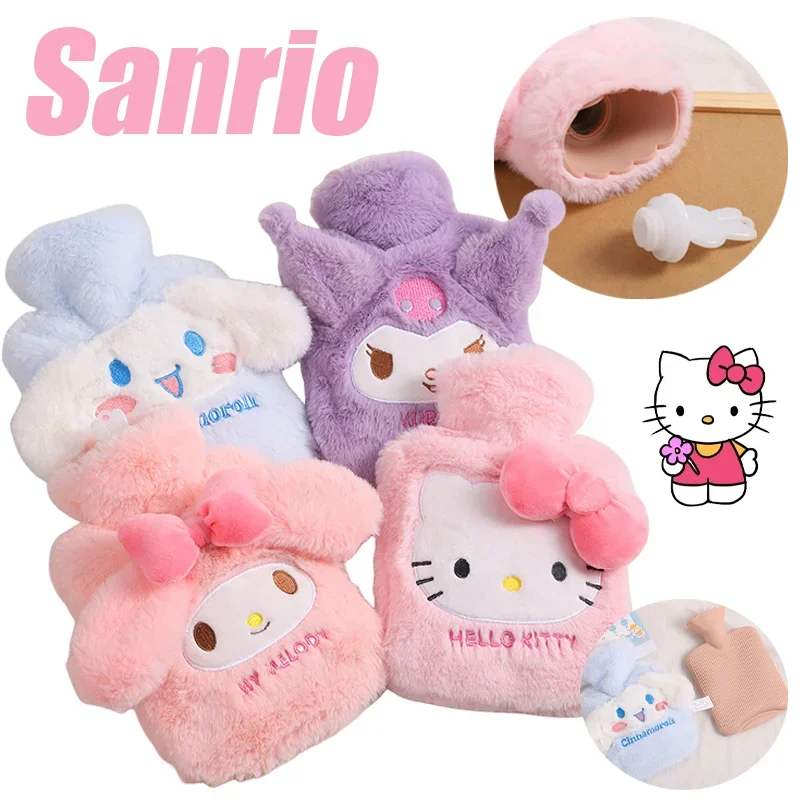 Сумка для горячей воды Sanrio многоразовая зимняя теплая грелка рук с Hello Kitty моя