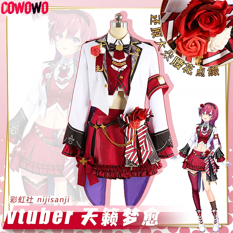 

COWOWO Vtuber Nijisanji Amagase Muyu Game Suit Gorgeous Lovely Cosplay Costume Halloween Carnival Party Role Play Outfit