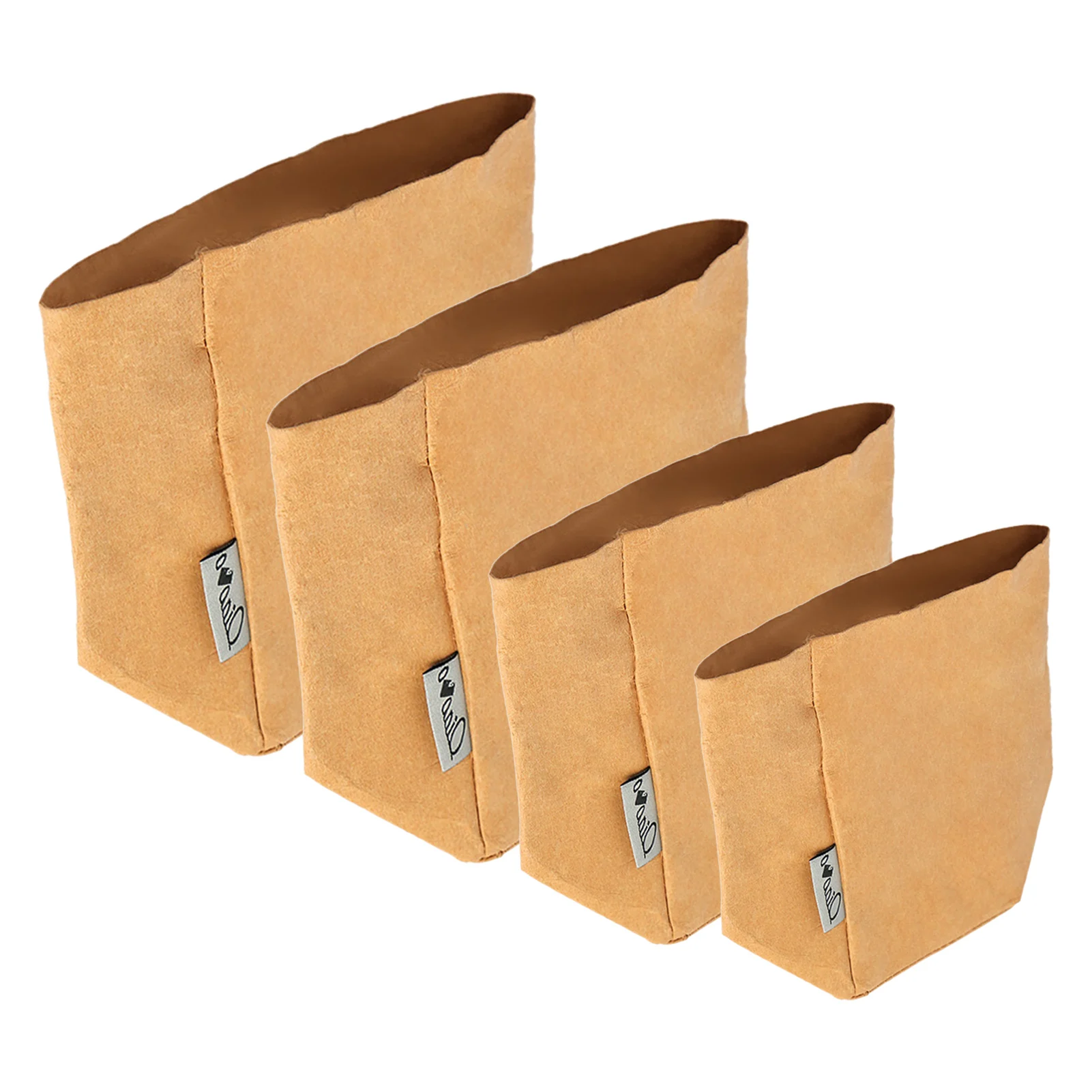 

Пакеты из крафт-бумаги многофункциональные Многоразовые моющиеся, 4 размера