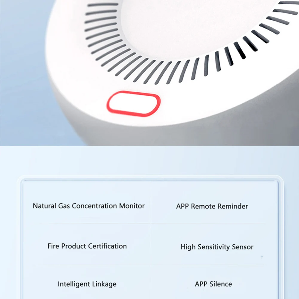 Умный детектор природного газа Aqara Zigbee концентрации 3 0 дистанционное управление
