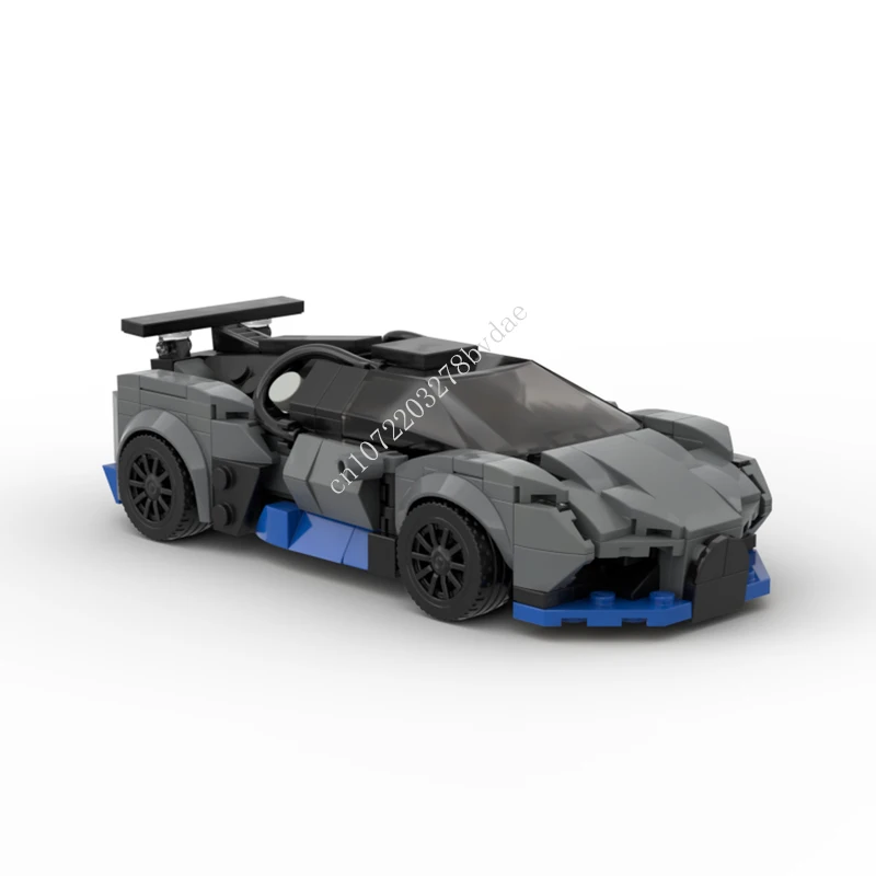 

296 шт., Детский конструктор MOC Speed Champion Bugattied Divo SportsCar