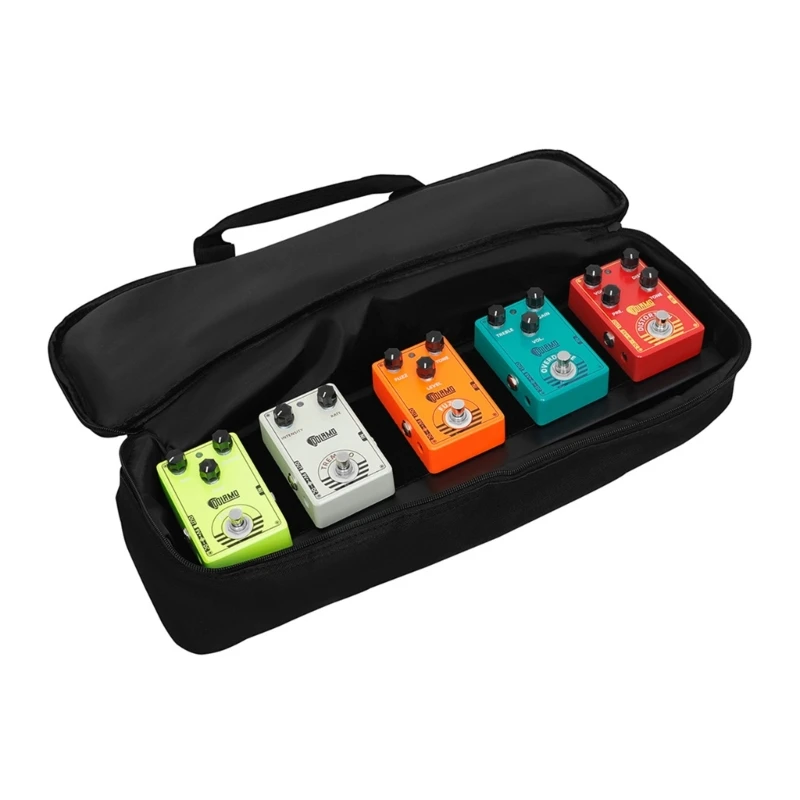 

Guitar Pedalboard, Small Portable Effect Pedal Board Set, Waterproof Bag Including Large Carry Bag, Size 18.14x4.96 inch 69HD