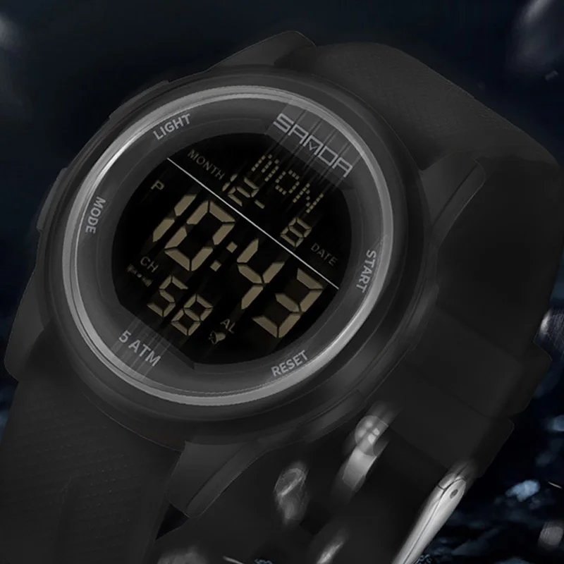 Модные Молодежные спортивные часы Sanda 2024 от лучшего бренда подсчет шагов и