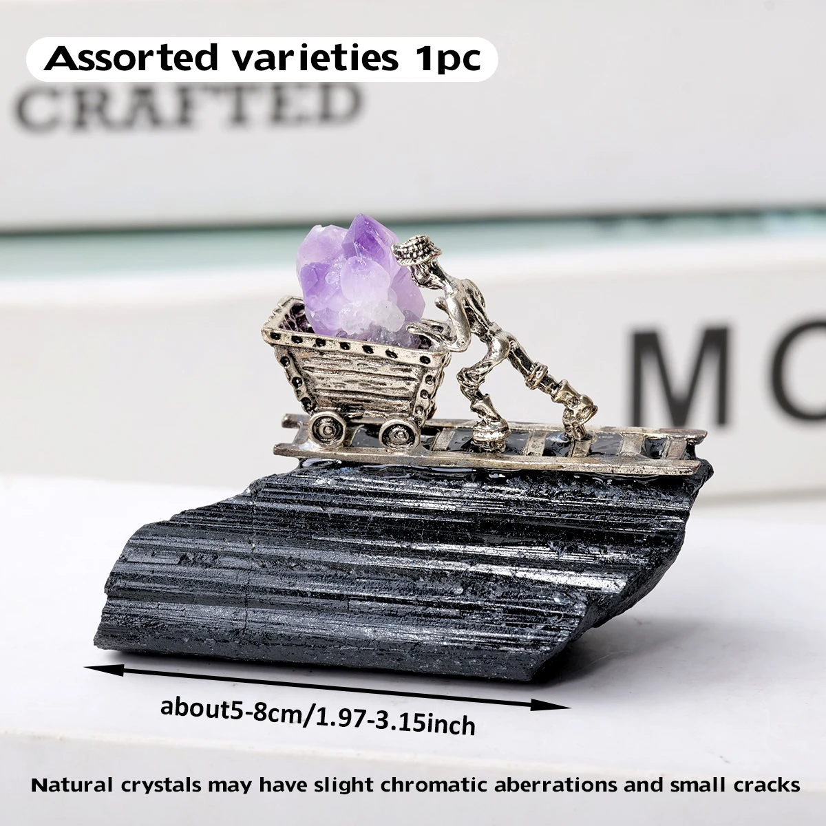 

Необработанный черный турмалин Apengshi