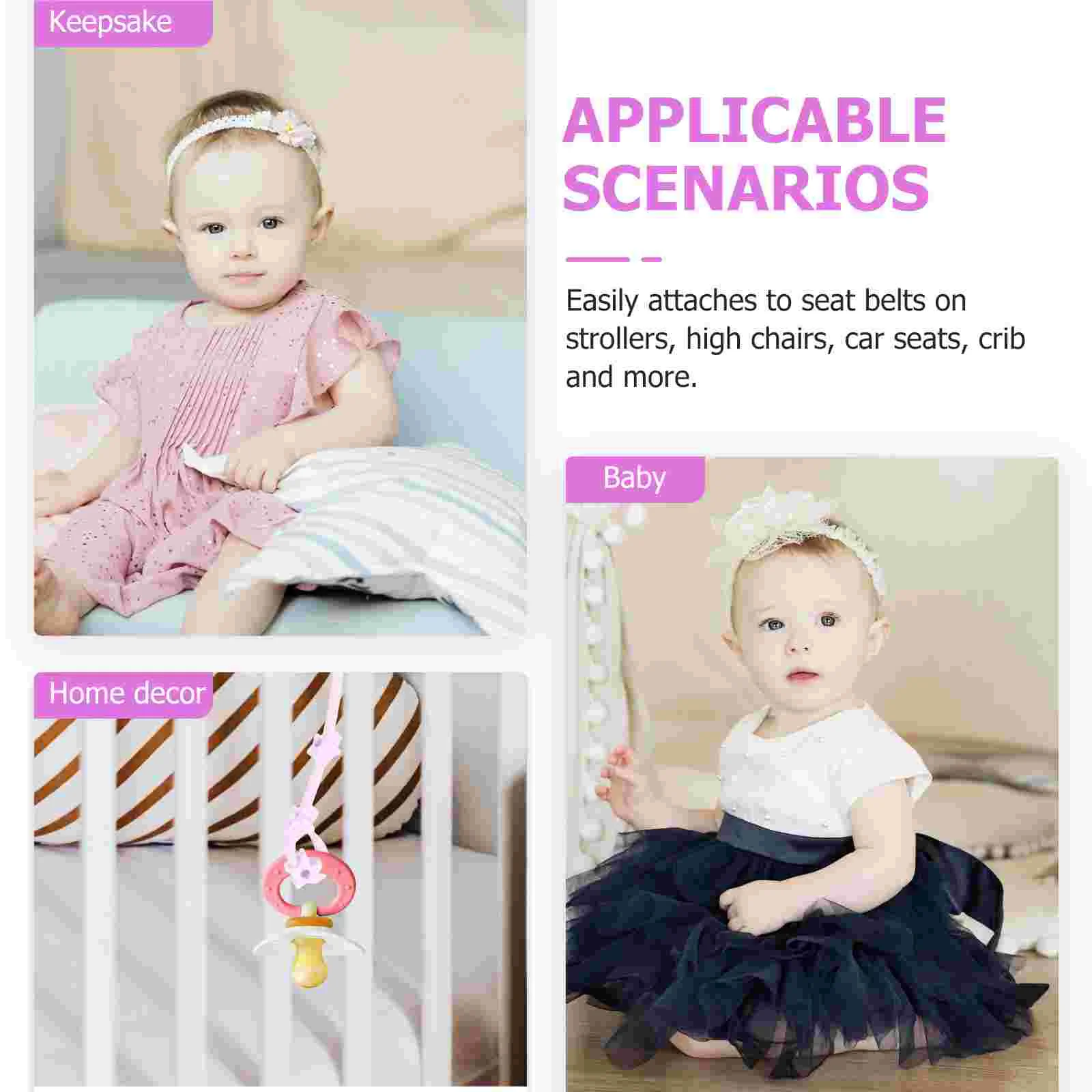 Ремешок для детской бутылочки силиконовый ремень коляски держатель ремни соски