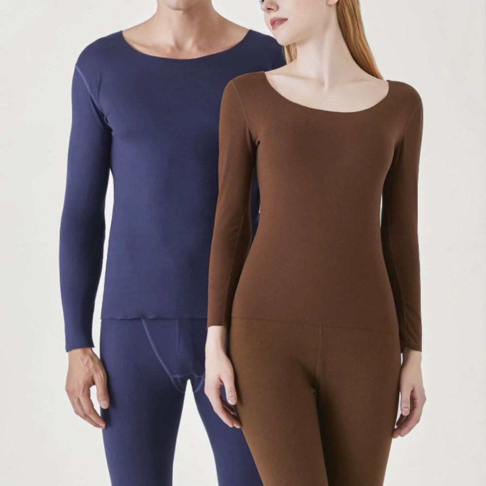 Thermal Underwear Men Dralon Material Women Long Johns Autumn Winter Underwear Set Undershirt With Underpants Keep Warm Clothing