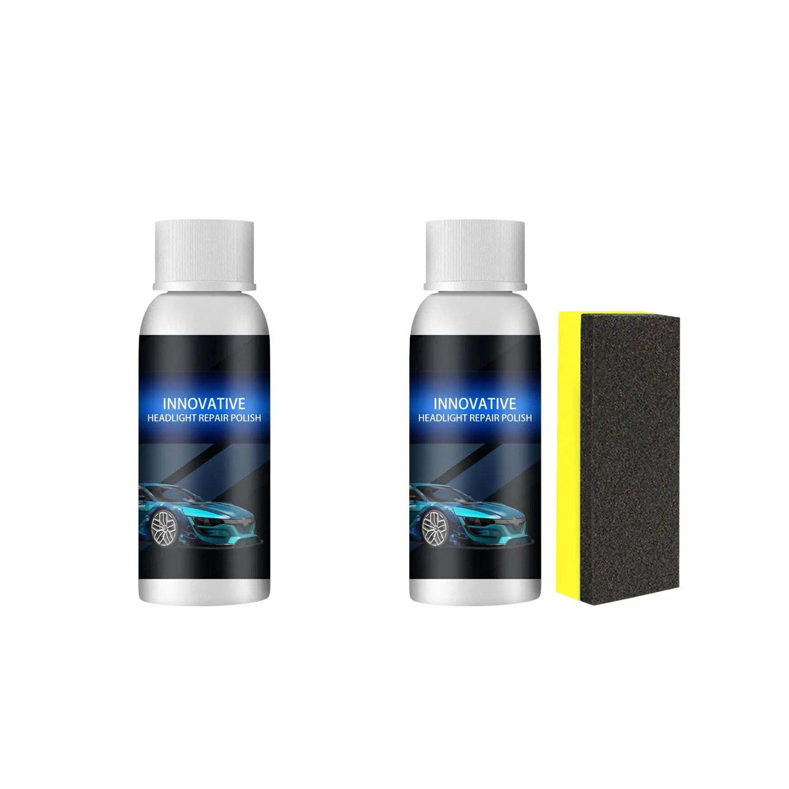 

Headlight Polisher Restorer 50ml Headlight Restoration Car Accessories Headlight Restore and Protect Headlight Polisher Liquid