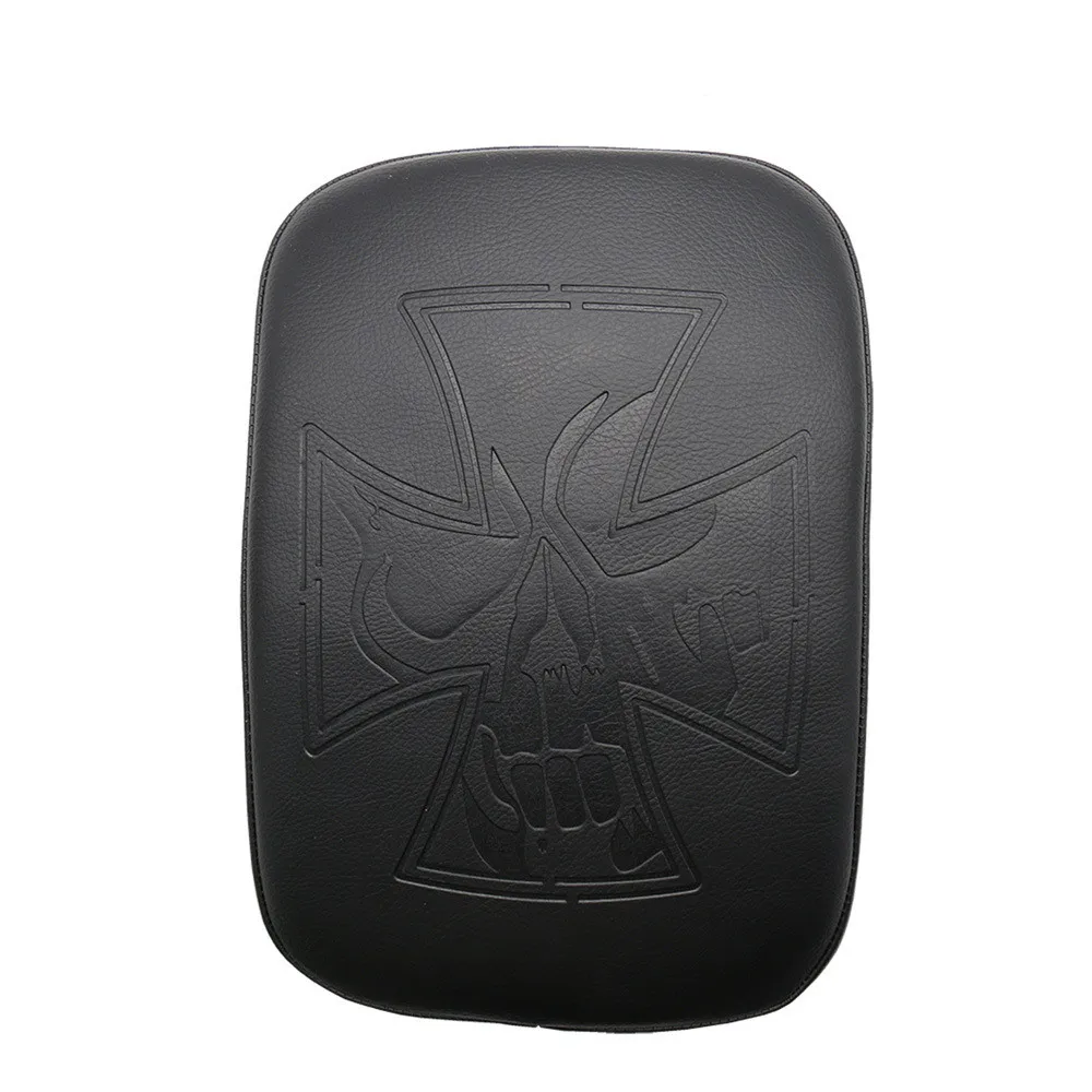 

New Black Motorcycle Suction Cup Rear Pillion Passenger Pad Seat Universal For Harley XL883 1200 48 72 Retro Cushion Motor Part