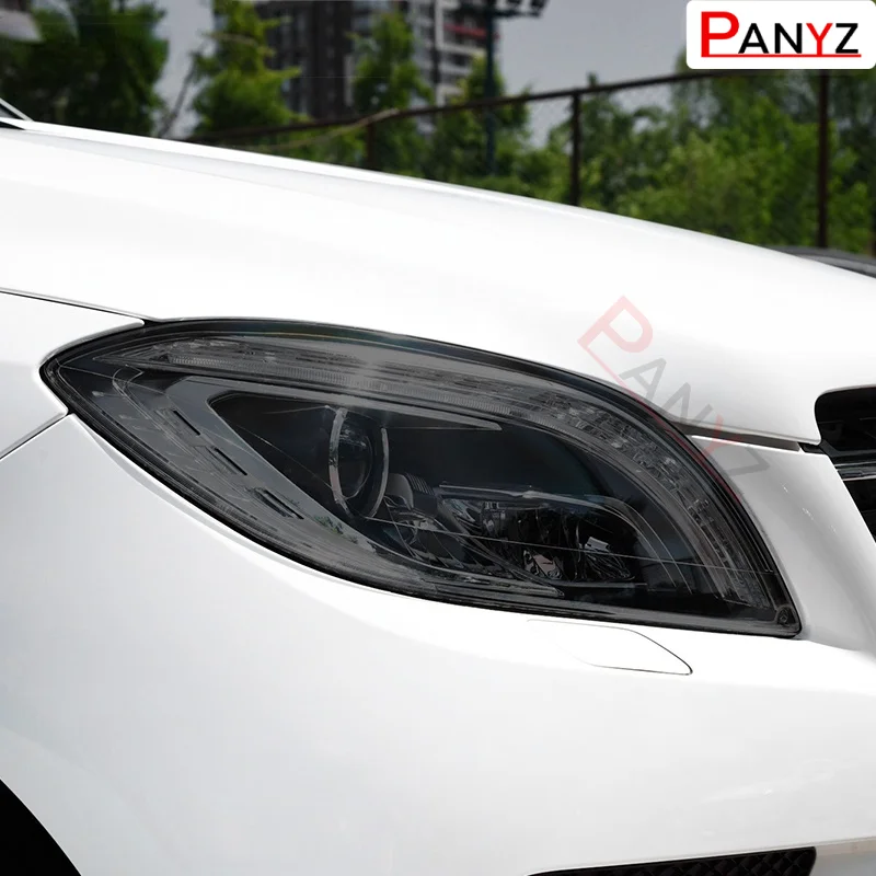 

Защитная пленка для автомобильных фар, Прозрачная черная наклейка из ТПУ для Mercedes Benz ML Class W166 2012-2015 ML320 ML350 63, аксессуары