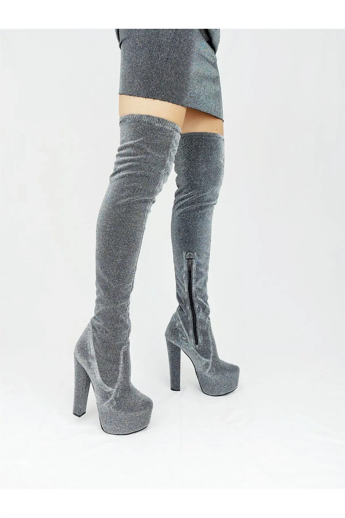 

Women's Fashion Handmade Special Sim High Heels Over The Knee Boots