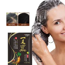 7 Colors Natural Plant Herbal Extract 3 In 1 Mild Hair Dye Cream Harmless Hair Coloring Shampoo Quick Fast Cover Gray White Hair