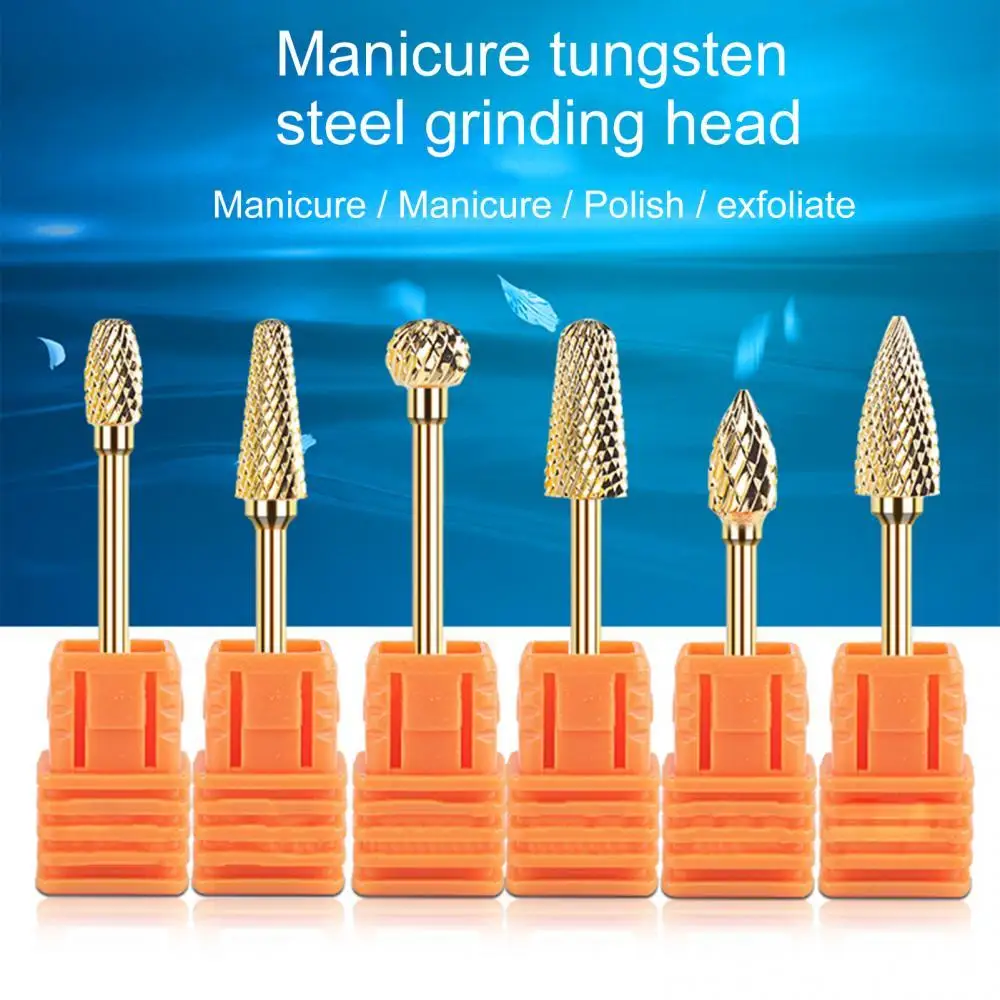 

1 Pc Tungsten Steel Nail Drill Bit Alloy Durable Multifunctional Gel Polish Removal Milling Pedicure Manicure Tool