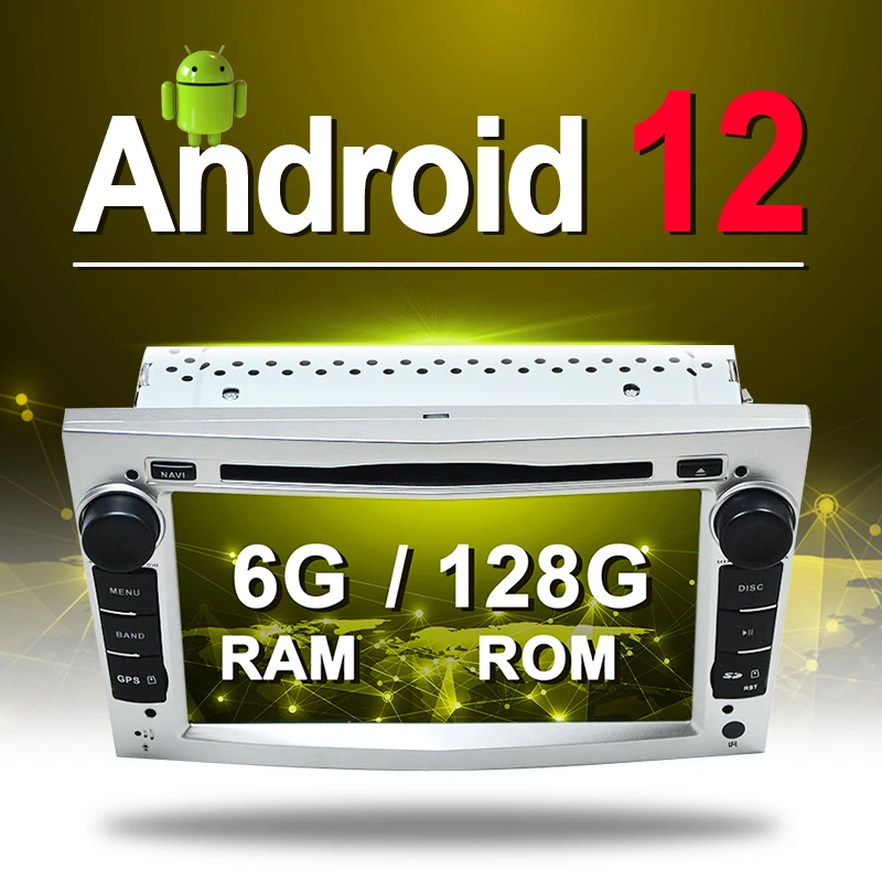 4G RAM Android 9 0 Автомобильная навигационная система GPS DVD-плеер радио для Vauxhall Opel Astra H G