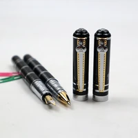luxury metal ballpoint penfountain pen 0 5mm black ink roller ball pens for business gifts writing office school supplies