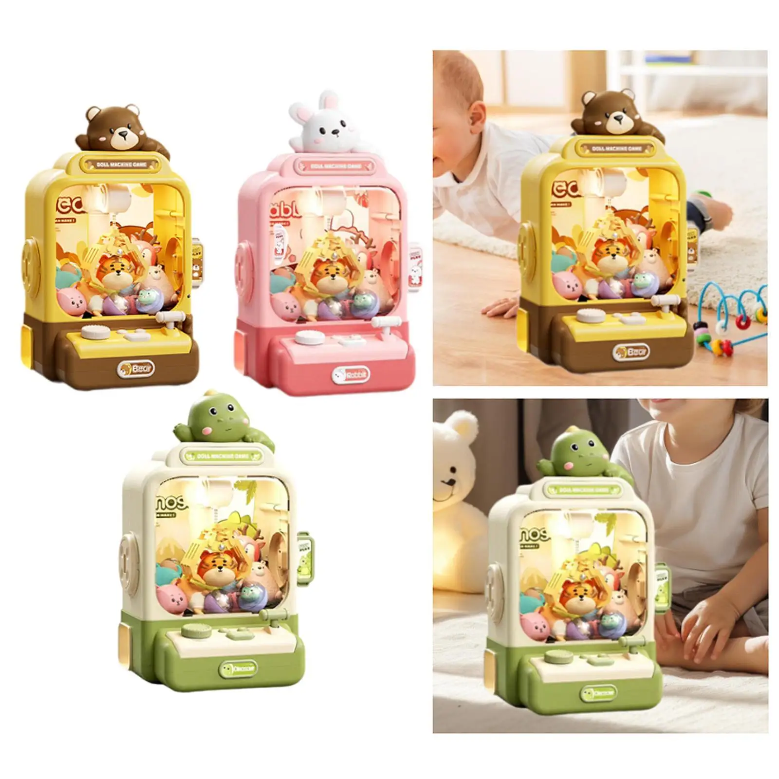 Детский захват с когтями плюшевые и звуки торговая игрушка для детей