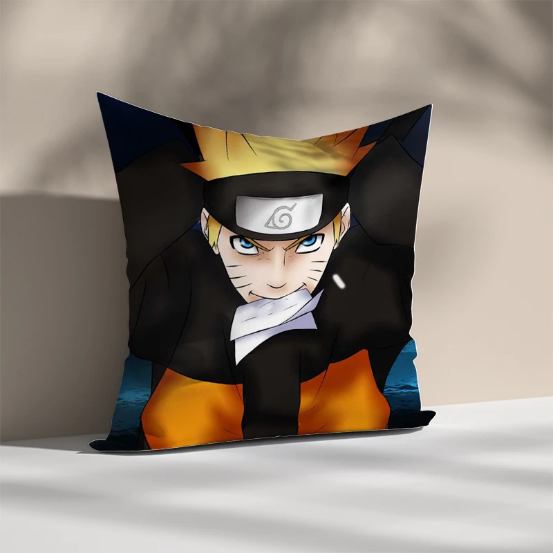 

Декоративная наволочка 60x60 см аниме-подушка N-Naruto 45x45 наволочки для подушек для кровати наволочки для дивана осенний Декор