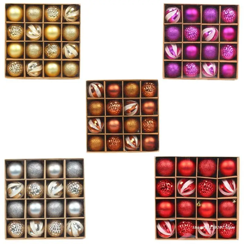 

C5AD Christmas Baubles Christmas Tree Baubles Set Christmas Tree Decoration Hanging