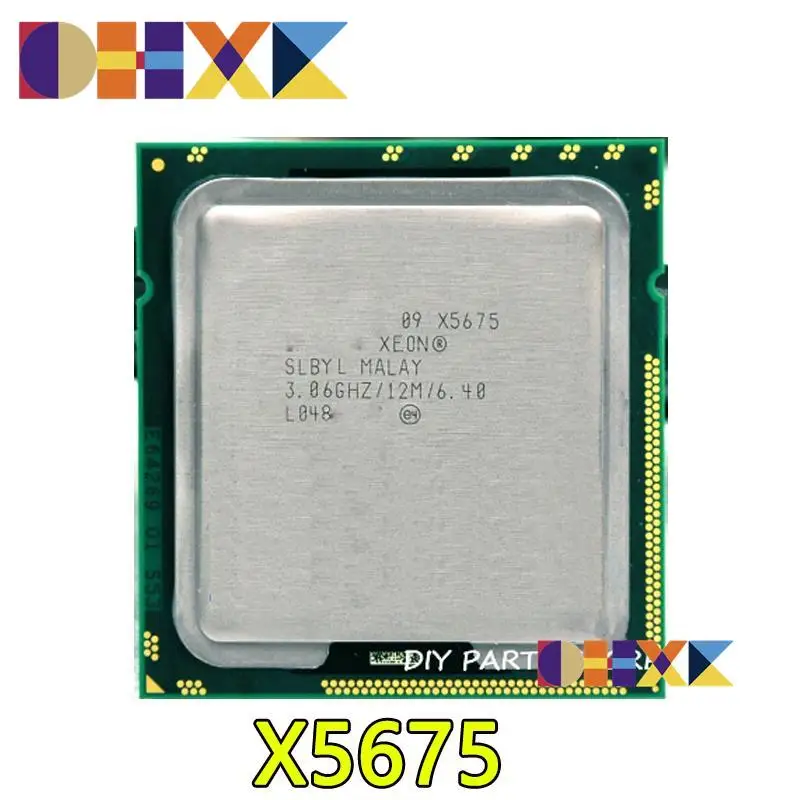 Для б/у процессора Intel Xeon X5675 3,06 ГГц 12 Мб кэш-памяти Hex 6 шестиядерный процессор LGA 1366 SLBYL