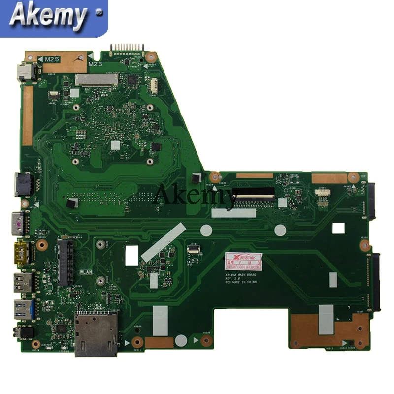 Материнская плата Akemy X551MA для ноутбука Asus X551M X551 F551MA D550M протестированная