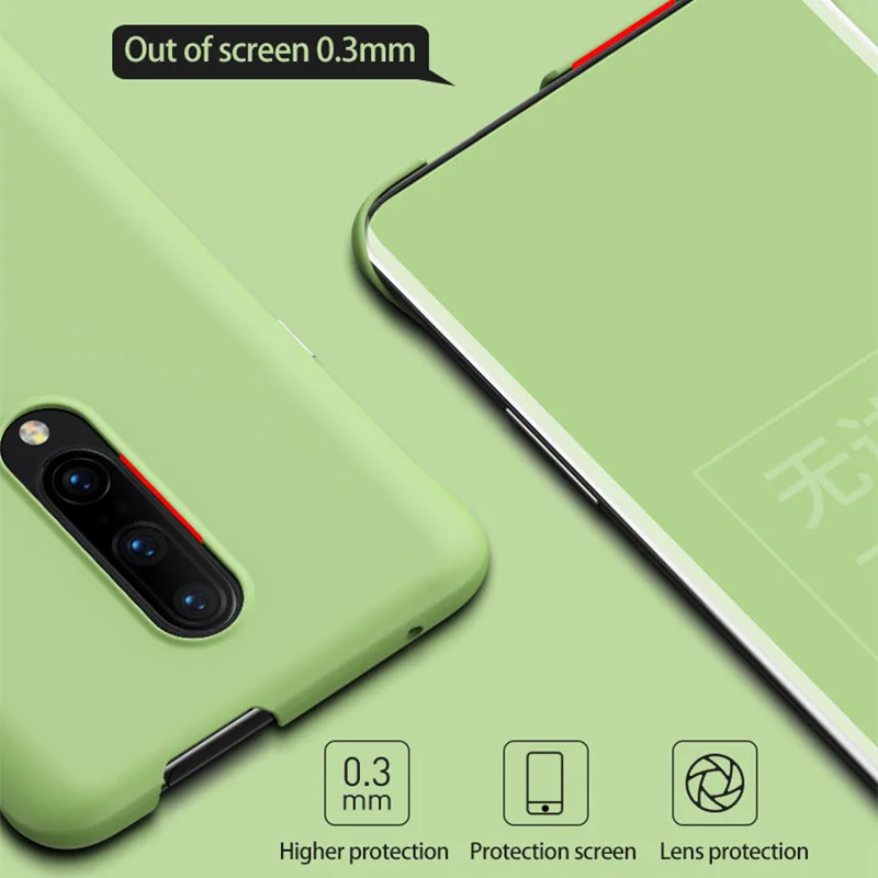 ultra thin frameless pc hard phone case for oneplus 10 9 8 7t 7 pro candy color matte slim back cover for oneplus 9r 8t case free global shipping