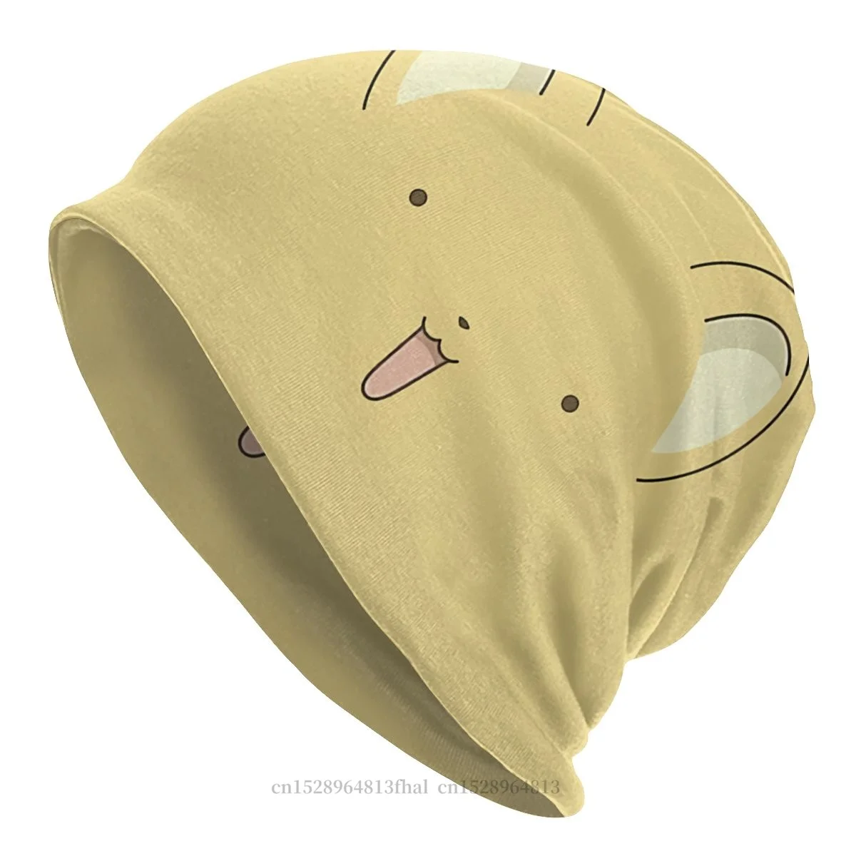 

Bonnet Hats Cardcaptor Sakura Anime Men Women's Skullies Beanies Hat Kero Chan Face Winter Warm Cap Design Caps