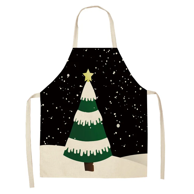 Фартук для барбекю водонепроницаемый Рождественский кухонный садовый фартук