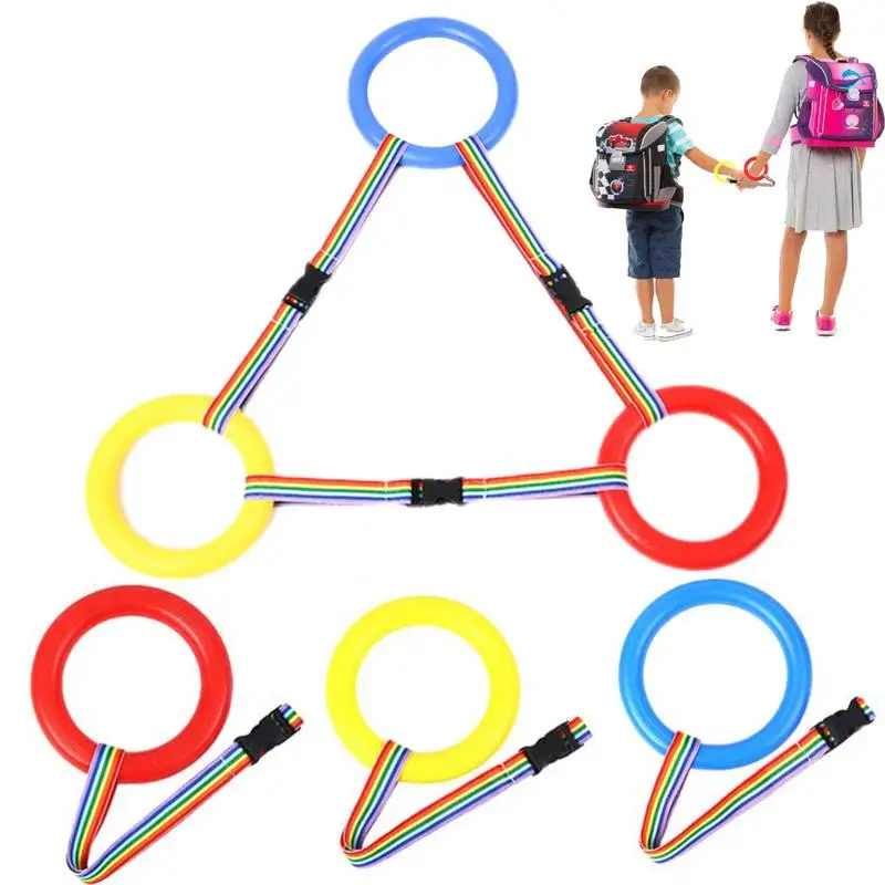 

Walking Rings Rope Bright Colors Safety Walking Rope With Handle Preschool Homeschool Supplies Children Day Care Rope For