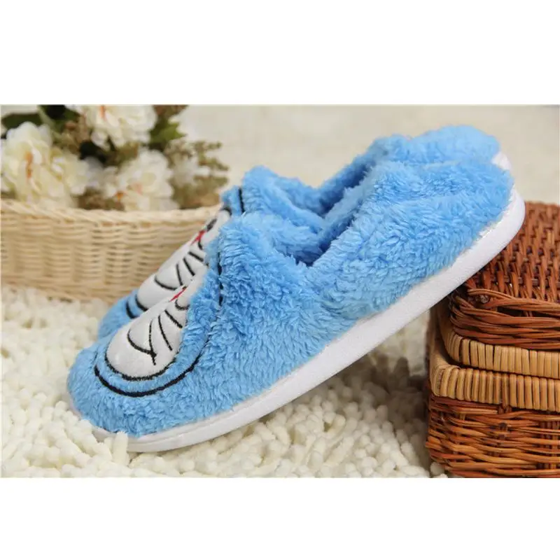 Домашние хлопковые тапочки Doraemon в стиле аниме Kawaii креативная мягкая хлопковая